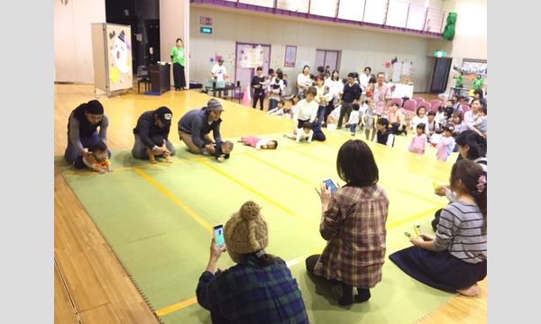 はっぴーひろばのはっぴーひろば  4/27  ワクスクDAY  よちよちレース第2部@イオンモール名古屋茶屋イベント