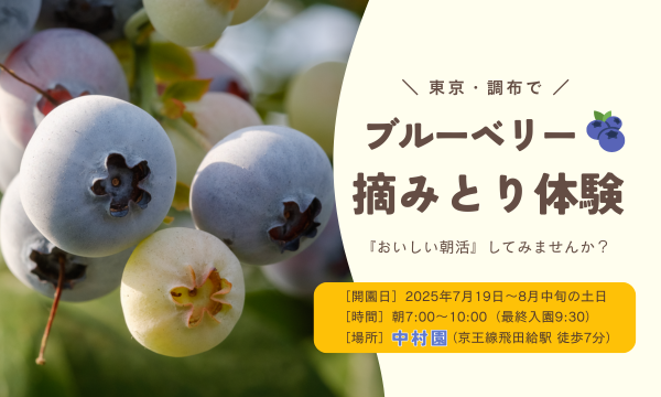 中村園のブルーベリー摘みとり体験 in東京イベント