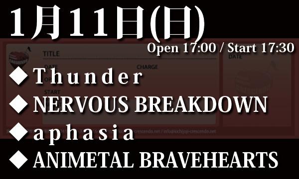 1/11(日) 「Thunder Tour "Live or Die 2026"」 in東京イベント