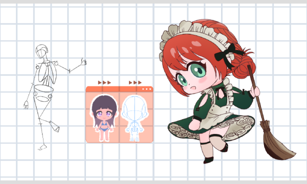 オンライン講座「美術解剖学で描く！可愛いミニキャラ・ちびキャラ」 イベント画像2