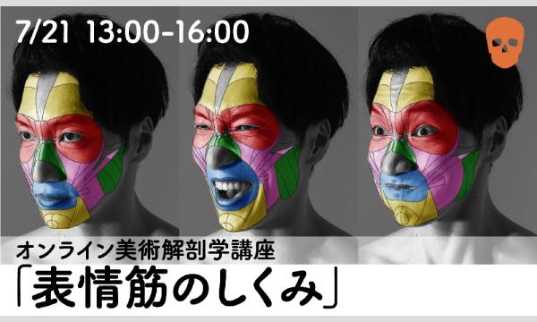 オンライン美術解剖学講座「表情筋のしくみ」 イベント画像3